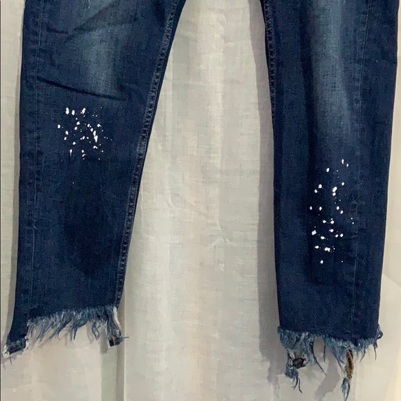 Bleach Splatter Distressed Jeans - Picture 2 of 4